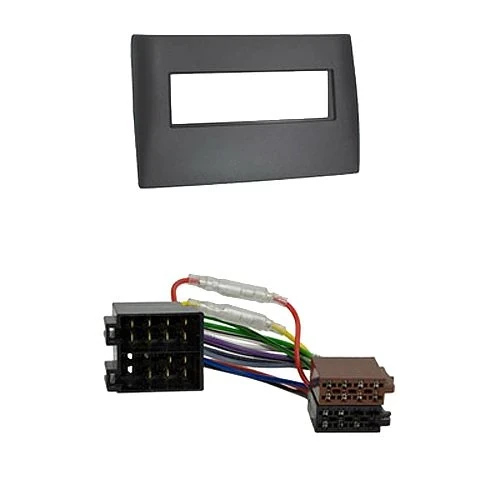 Radioeinbauset kompatibel mit Fiat Stilo 1-DIN schwarz