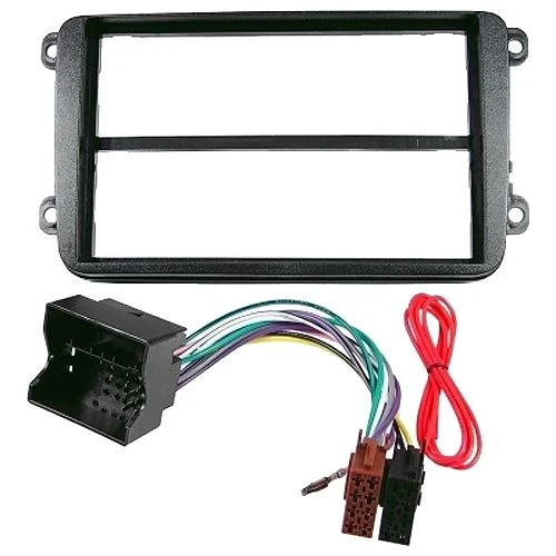 Radioeinbauset kompatibel mit Seat Leon 1-DIN schwarz ab Bj. 2010