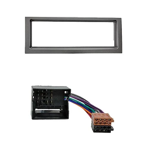 Radioeinbauset kompatibel mit Citroen Peugeot C5 407 1-DIN anthrazit