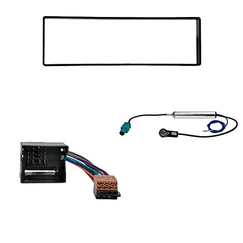 Radioeinbauset kompatibel mit Citroen C4 1-DIN schwarz
