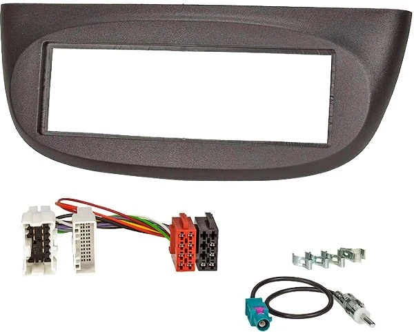 Radioeinbauset kompatibel mit Renault Twingo 1-DIN schwarz ab Bj. 2012
