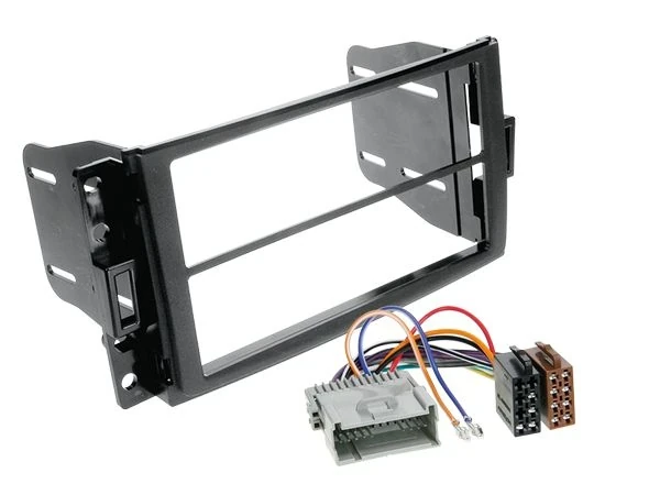 Radioeinbauset kompatibel mit General Motors Hummer (H3) 2-DIN schwarz