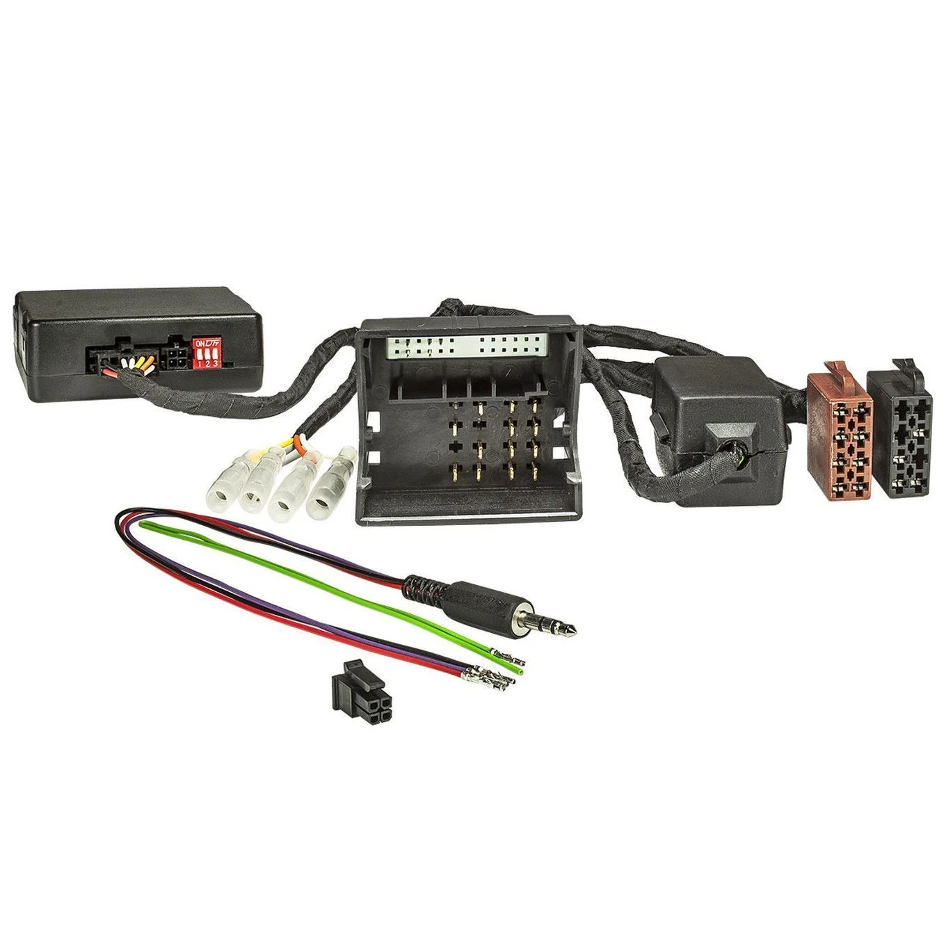 CAN Bus Adapter Lenkrad Interface CX401 kompatibel mit Audi A2 A3 A4 A5 TT Q5 Aktivsystemadapter Teil- und Vollaktivsyteme adaptiert von Quadlock auf ISO