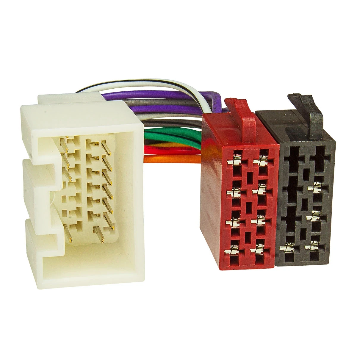 Autoradio Adapter Kabel kompatibel mit Ford US Cars Mazda Lincoln Mercury Nissan adaptiert auf ISO (m)