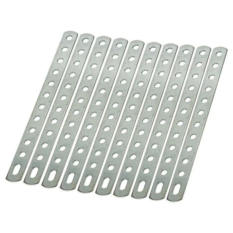 Lochstreifen Flachverbinder aus Metall (10 Stück) 192 x 16mm - VPE 5 Stück