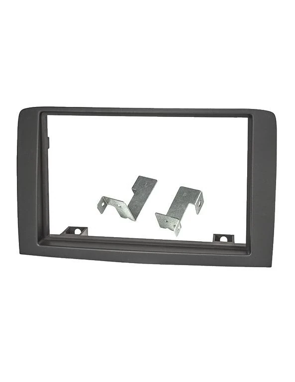 ACV Radioblende kompatibel mit Fiat Idea 2-DIN grau ab Bj. 2005