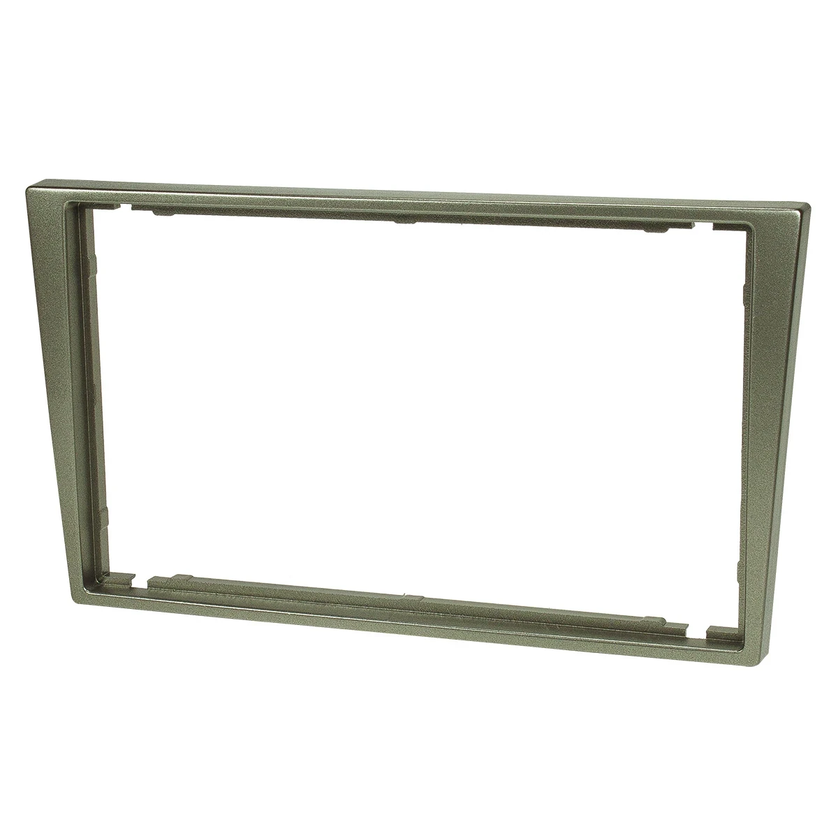 Doppel DIN Radioblende kompatibel mit Opel Suzuki Subaru Renault charcoal metallic