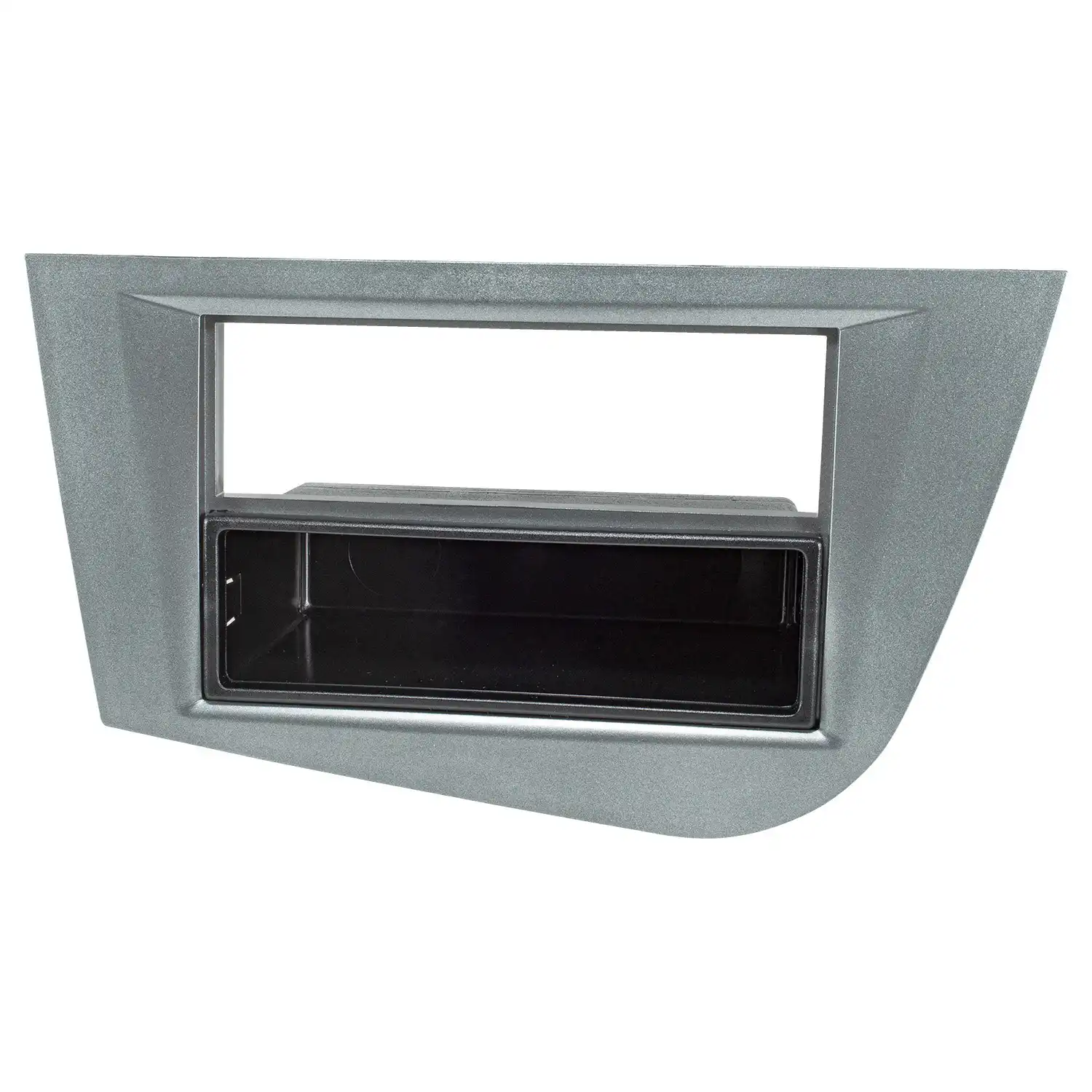 Radioblende kompatibel mit Seat Leon 2 (1P) 2005 bis 2012 graumetallic