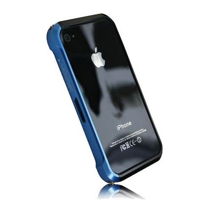 ALU Bumper für Iphone 4 / 4S 0772.06770 blau/schwarz 