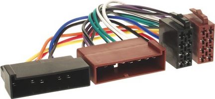 Autoradio Adapter Kabel 0772.02080 kompatibel mit Jaguar S-Type XJ12 XJR XJS adaptiert auf ISO (m)