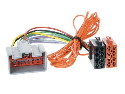 Autoradio Adapter Kabel kompatibel mit Ford Landrover Fiesta Defender Discovery (JA8) (2G) (4G) ab Bj. 2008 adaptiert auf ISO (m)