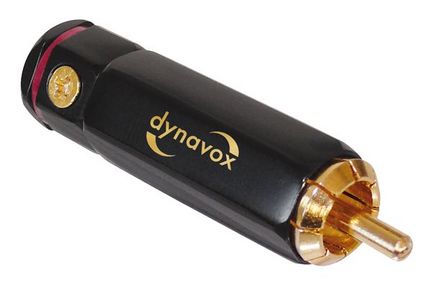 11111Dynavox High End Premium Cinch-Stecker 0772.05162 Kennzeichnung: Rot 