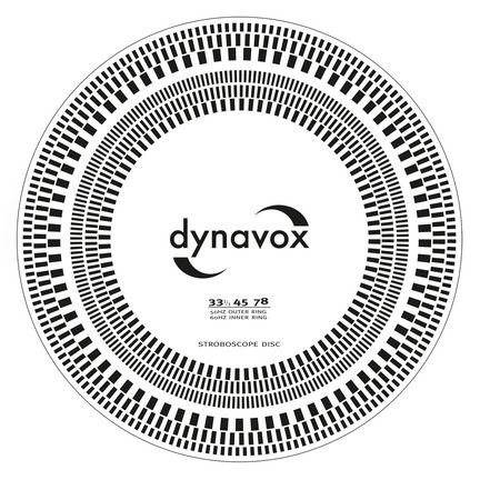 11111Dynavox Schallplatten Tonabnehmer Einstelllehre / Stroboskop Scheibe 