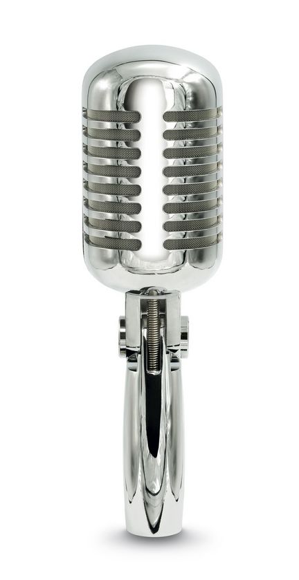 11111Mc-Gee DRM-200 Retro-Mikrofon XLR 3-polig mit Stativgewinde 