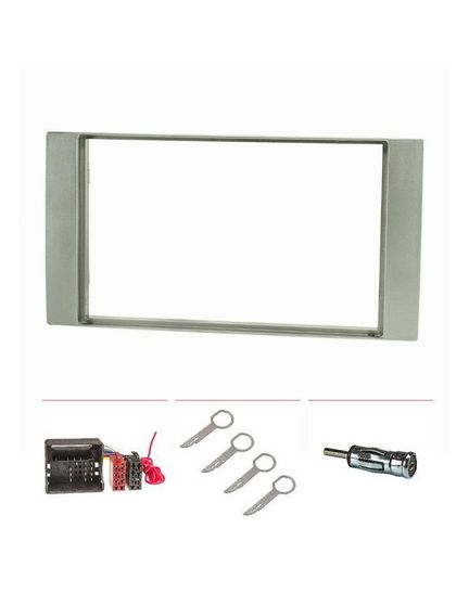 2-DIN Radioblende Ford S C-Max Focus Fiesta Mondeo Transit Fusion Kuga Anthrazi