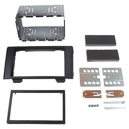 Radioblende 0772.06636 für Iveco Daily, 2-DIN-Set, schwarz, ab Bj. 2009