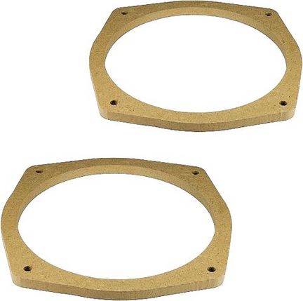 MDF Lautsprecher Adapterringe (2 Stück) 0772.06775 für Smart 451, Türe Front, adaptiert auf 165er Lautsprecher