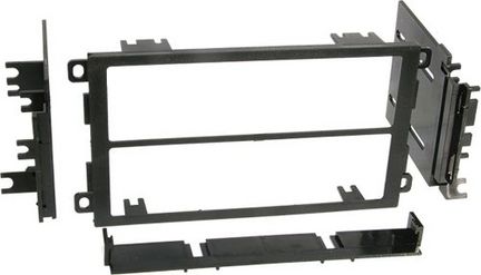 Radioblende 0772.06258 für Cadillac Escalade (GMT800), 2-DIN, schwarz, Bj. 2001 - 2006