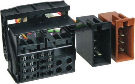 11111Autoradio Adapter Kabel kompatibel mit Ford Autoradio*s adaptiert von Quadlock auf ISO (f)
