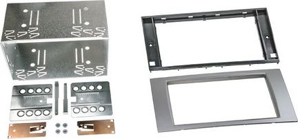 Radioblende 0772.03612 passend für Ford Fiesta, Focus, Fusion, Galaxy, Kuga, S-Max, Transit, 2-DIN-Set, silber Radioblende 0772.03612 passend für Ford Fiesta, Focus, Fusion, Galaxy, Kuga, S-Max, Transit, 2-DIN-Set, silber