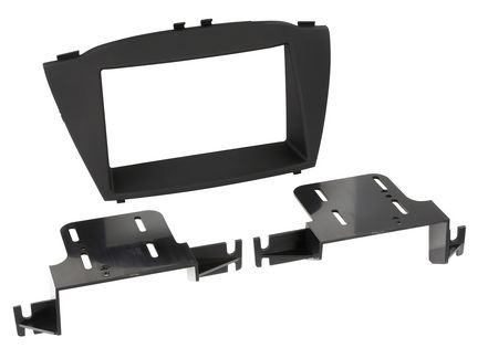 Radioblende kompatibel mit Hyundai ix35 2-DIN-Set schwarz ab Bj. 10/2013