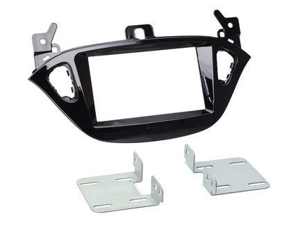 = Radioblende Opel Doppeldin chrom-metallic 381230-07 = Radioblende Opel Doppeldin chrom-metallic 381230-07