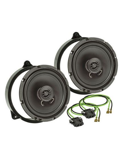 Lautsprecher Einbau Set kompatibel mit Mercedes CLK C208 165mm 2-Wege Koaxial System TA16.5-PRO