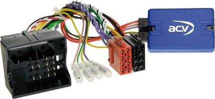 Lenkradfernbedienungsadapter 0772.08425 für Mercedes A-Klasse, B-Klasse, C-Klasse, CLK, SLK, Viano, Sprinter, CAN-Bus + Quadlock, adaptiert auf Chinaradio