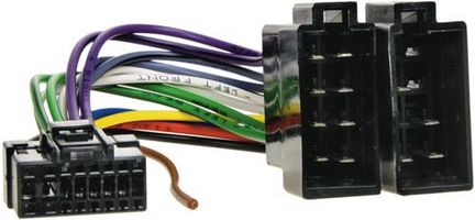 11111Autoradio Adapter Kabel kompatibel mit Panasonic Radio adaptiert von 16 polig auf ISO (f)