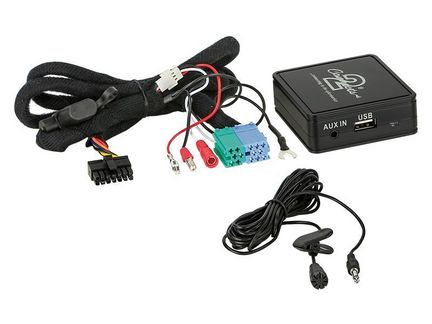 Bluetooth Interface 0772.09240 für Skoda Fabia, Octavia, Grundig, ab Bj. 2005, adaptiert von ISO