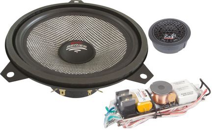 Audio System Lautsprecher Einbau Set kompatibel mit BMW E 46 165mm 2-Wege Komponentensystem X 165 BMW E46 EVO