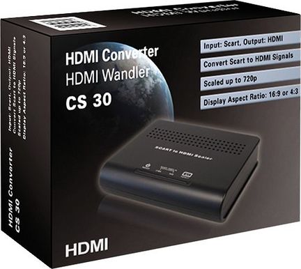 High Quality Scart auf HDMI Wandler / Converter 0772.04696 