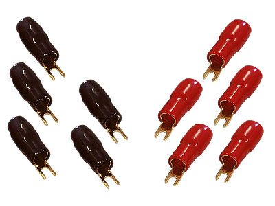 10 Stück -- 2,5 mm² High Quality Gabel Kabelschuh 0772.00675