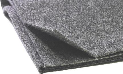 Lautsprecherteppich 0772.01279, 1 x 1.5m, grau Lautsprecherteppich 0772.01279, 1 x 1.5m, grau