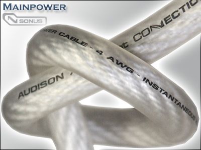 Stromkabel Audison Connection MAINPOWER SONUS 0772.01686 10mm² silber-transparent