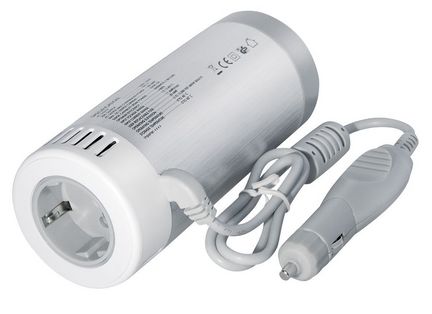 Kfz-Spannungswandler 0772.09832, 150 Watt, mit 2,1A USB Ausgang, adaptiert von 12V DC auf 230V AC / 50Hz