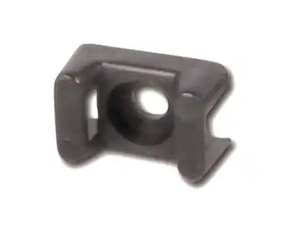 Schraubsockel / Befestigung für Kabelbinder Kabelbaum Drähte 0772.09328 schwarz schwarz