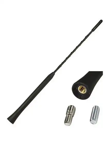 tomzz Audio Antennenstab 28cm im 16V-Look gewendelt AM FM adaptiert auf M5 M6