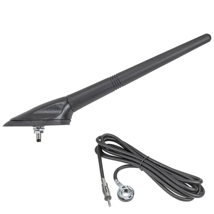 Dach Antenne kompatibel mit Ford Focus Mondeo KA Kuga Fiesta passiv Stablänge ca 14cm
