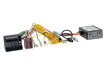 11111CAN-Bus Adapter kompatibel mit BMW 1er 3er FAKRA auf DIN (m) ab Bj. 2005 adaptiert von Quadlock auf ISO (m)