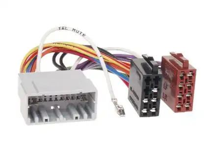 11111Autoradio Adapter Kabel kompatibel mit Chrysler Dodge Jeep verschiedene Modelle ab Bj. 2001 auf ISO adaptiert auf ISO (m)