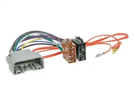 Autoradio Adapter Kabel kompatibel mit Chrysler Dodge Jeep Lancia Mitsubishi VW ab Bj. 2007 adaptiert auf ISO (m)