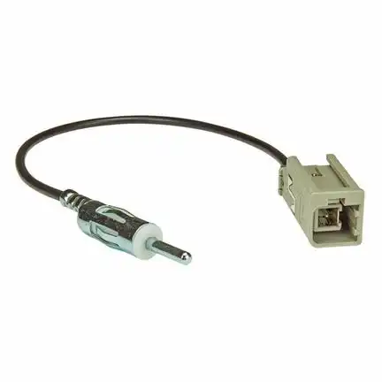 Antennenadapter kompatibel mit Alfa Romeo Citroen Fiat Lancia Peugeot adaptiert von GT5 grau 1PP (m) auf DIN 150 Ohm