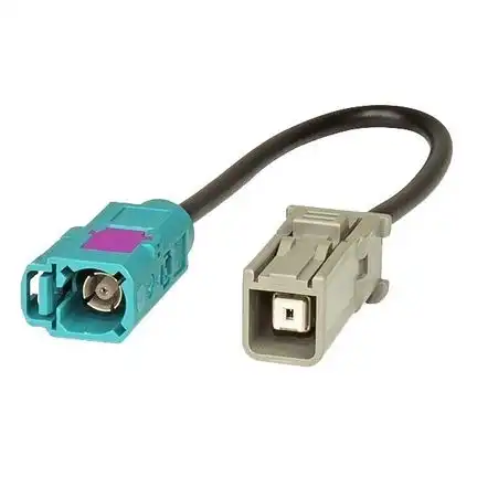 Antennenadapter kompatibel mit Alfa Romeo Citroen adaptiert von Fakra (f) auf GT5 grau (f)