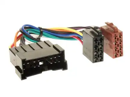 11111Autoradio Adapter Kabel kompatibel mit Hyundai Kia Accent Atos H1 Lantra Coupé Terracan Elantra Santa Fe Trajet Getz Sonata Tucson Carens Carnival Optima Rio Picanto Pregio Shuma Sorento Sedona Sephia adaptiert auf ISO (m)