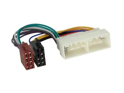 11111Autoradio Adapter Kabel kompatibel mit Hyundai Kia i20 i30 i40 ix 20 H350 Tucson Santa Fe Cee*d Forte Niro Optima Picanto Pro-Cee*d Rio Sportage ab Bj. 2016 adaptiert auf ISO (m)