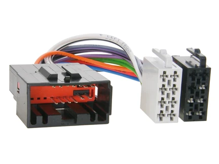 ACV Autoradio Adapter Kabel kompatibel mit Jaguar Landrover Range Rover X-Type S-Type XJ6 XJ8 XJR Discorvery Freelander Sport ab Bj. 2002 adaptiert auf ISO (m)