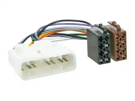 11111Autoradio Adapter Kabel kompatibel mit Isuzu Chevrolet D-Max Trooper MU-X Colorado Trailblazer S-10 adaptiert auf ISO (m)