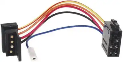 11111Autoradio Adapter Kabel kompatibel mit Mercedes A-Klasse C-Klasse E-Klasse S-Klasse Strom adaptiert auf ISO (m)