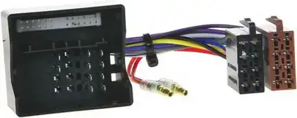 11111Autoradio Adapter Kabel kompatibel mit Mercedes E-Klasse CLS SLK adaptiert auf ISO (m)